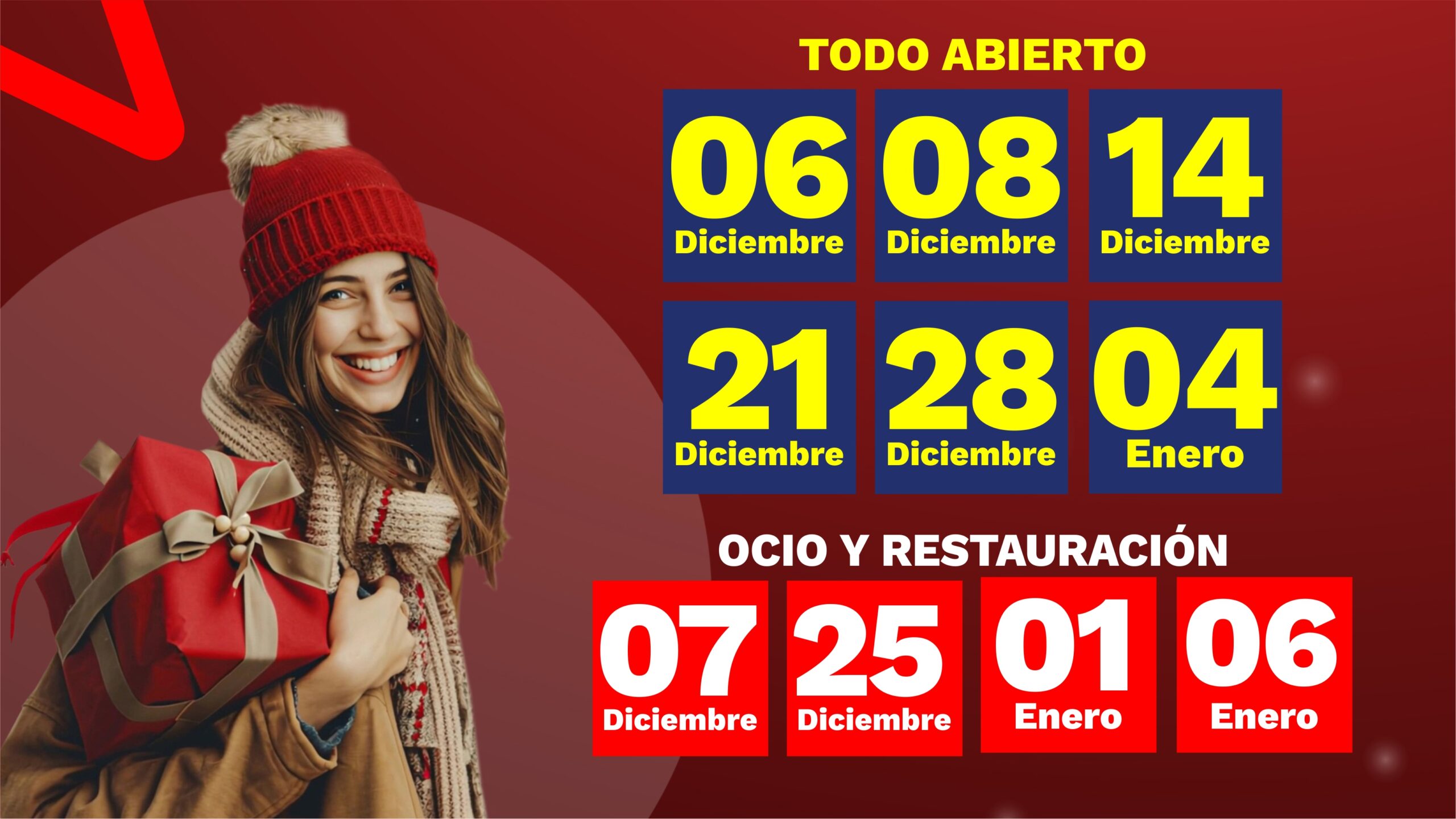 Horario de Navidad en Jaén Plaza