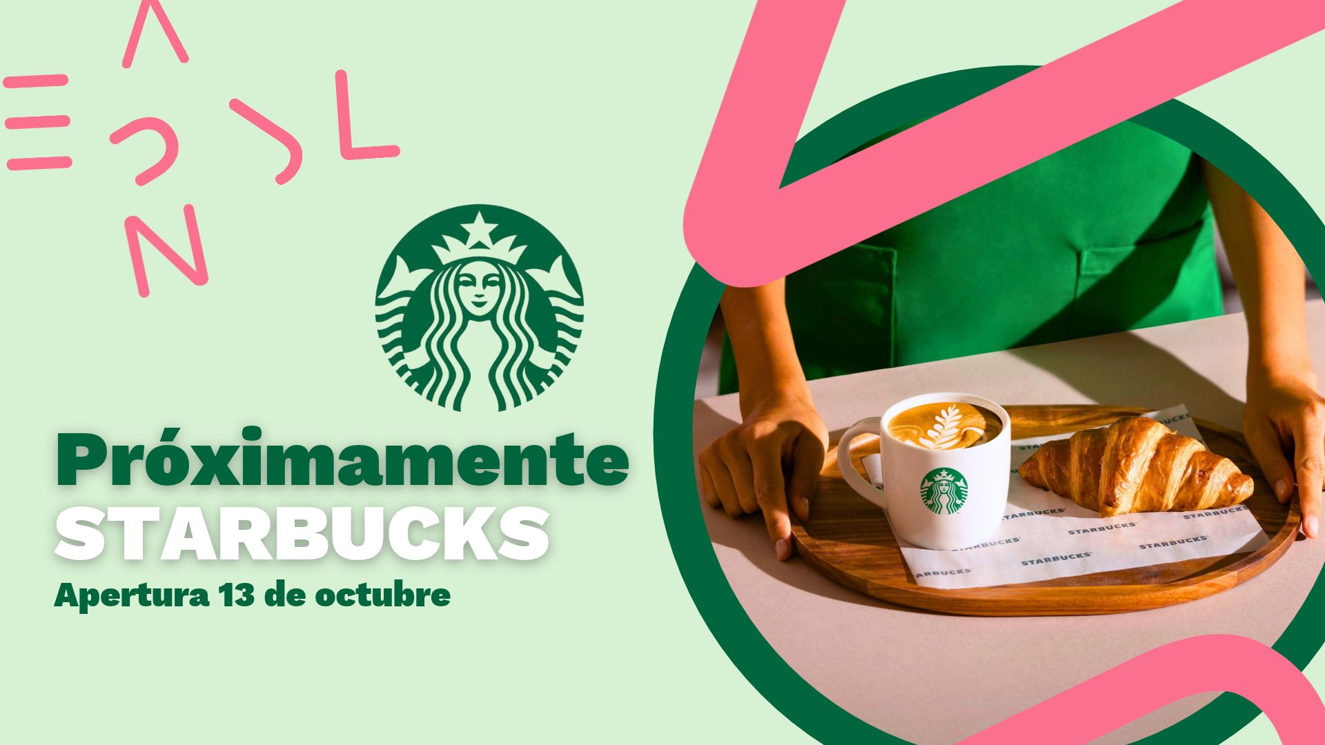 Starbucks proximamente en Jaén Plaza